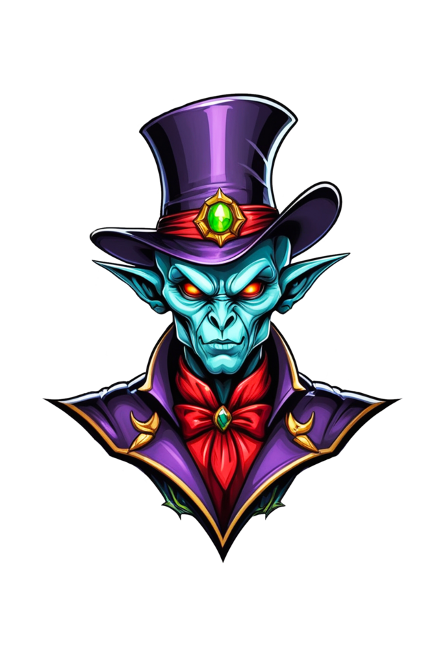 AI generated Illustration of a devil's head on a transparent background png