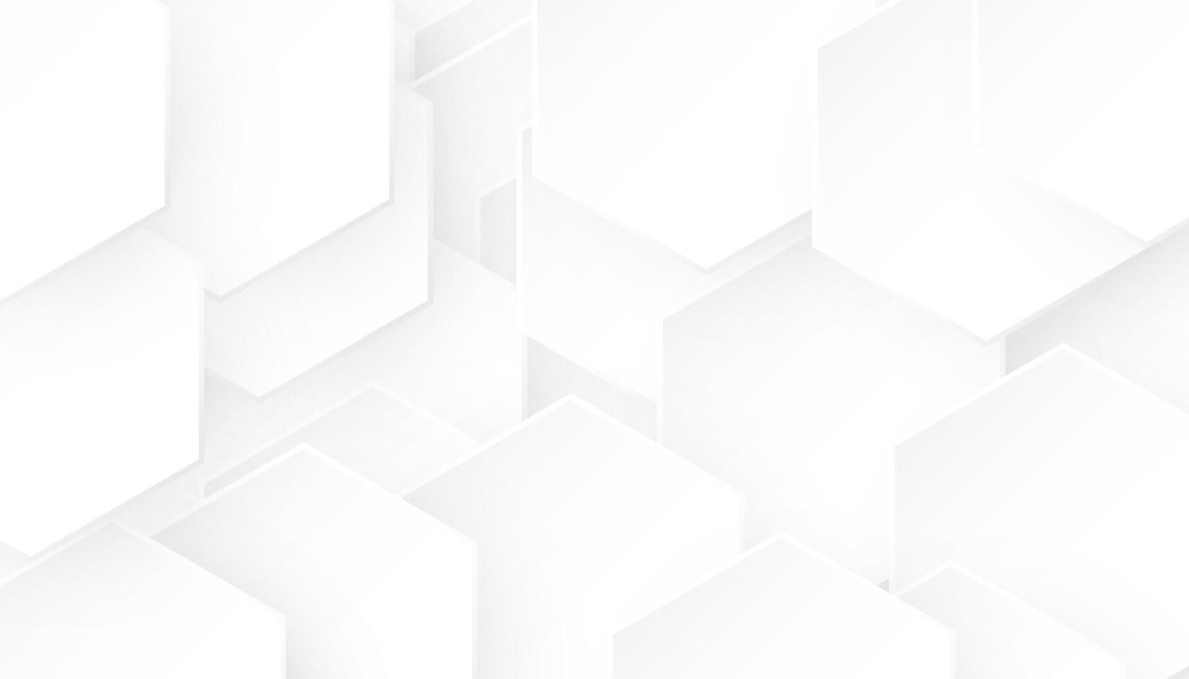 Hexagonal abstract white background. Modern minimalist hexagonal geometric background vector