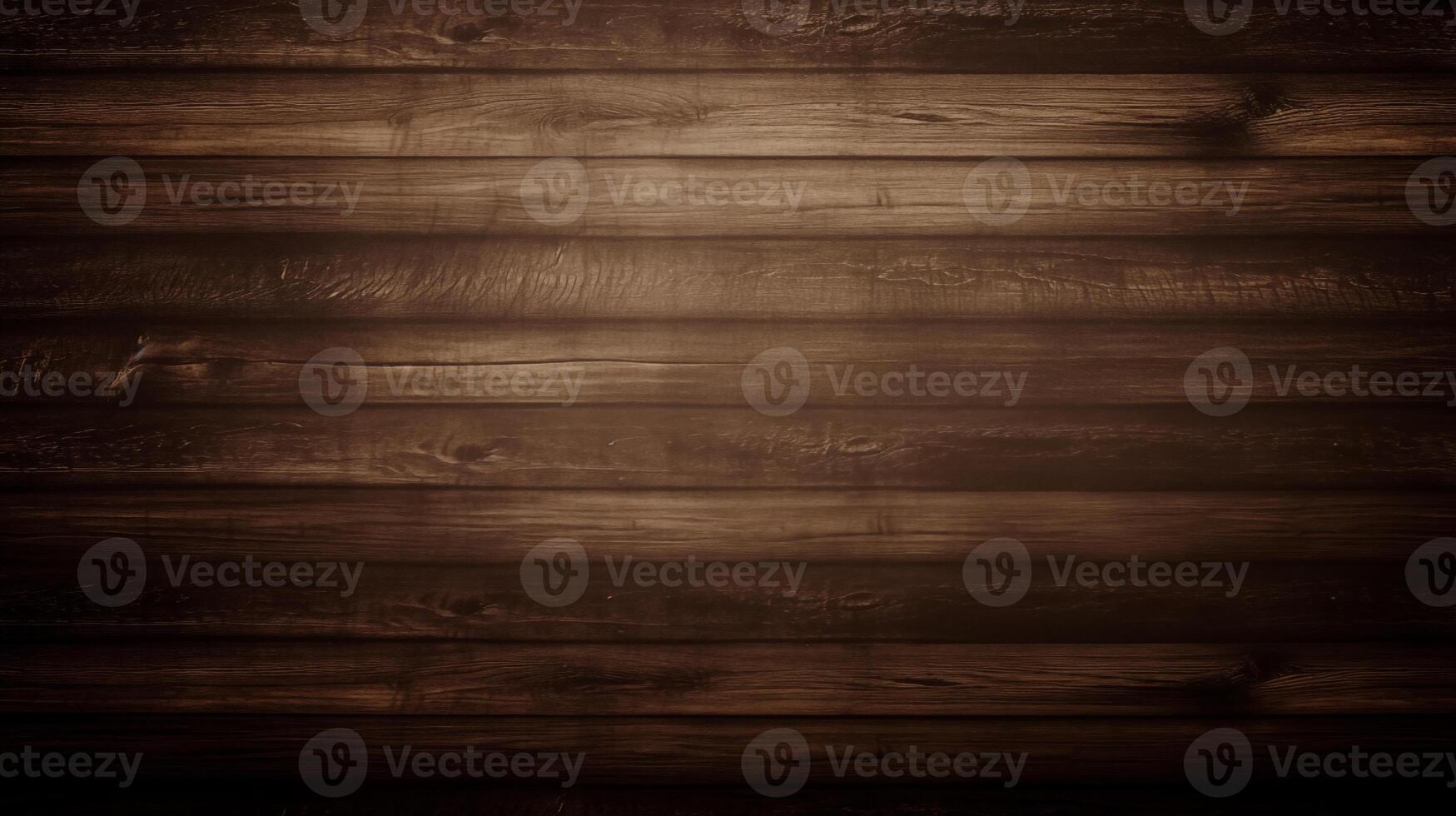 AI generated Rustic Wooden Texture, Dark Brown Wood Plank Background photo