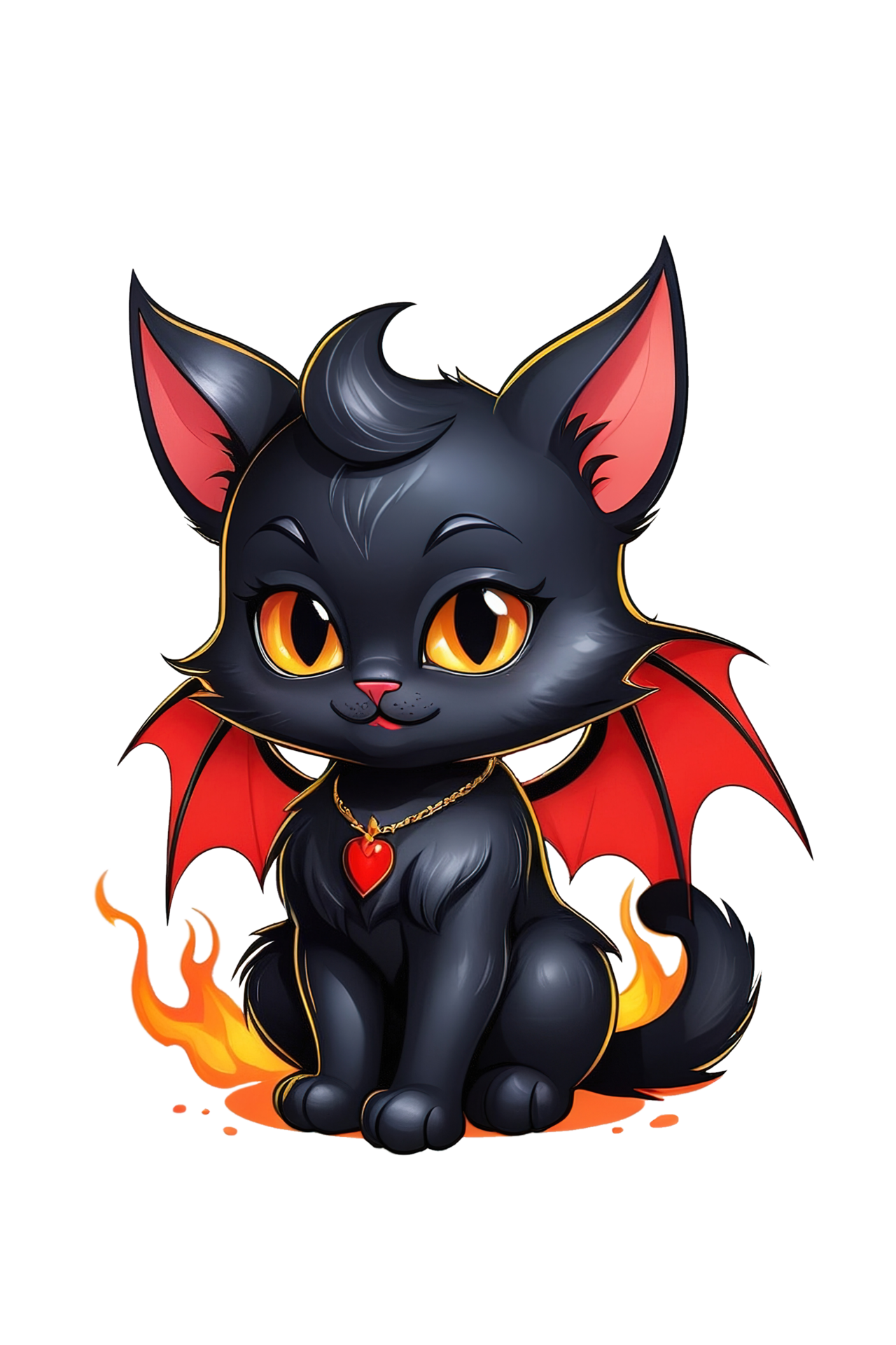 AI Generated Cute Devil Black Cat 37148597 PNG ai-generated-cute-devil-black-cat-37148597-png