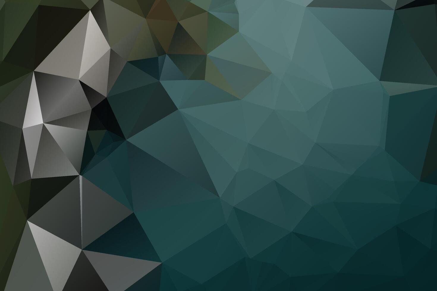 low poly design vector
