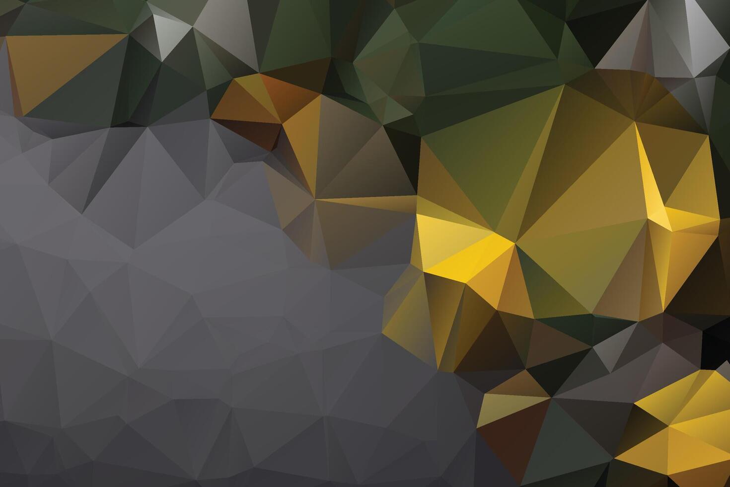 low poly design vector