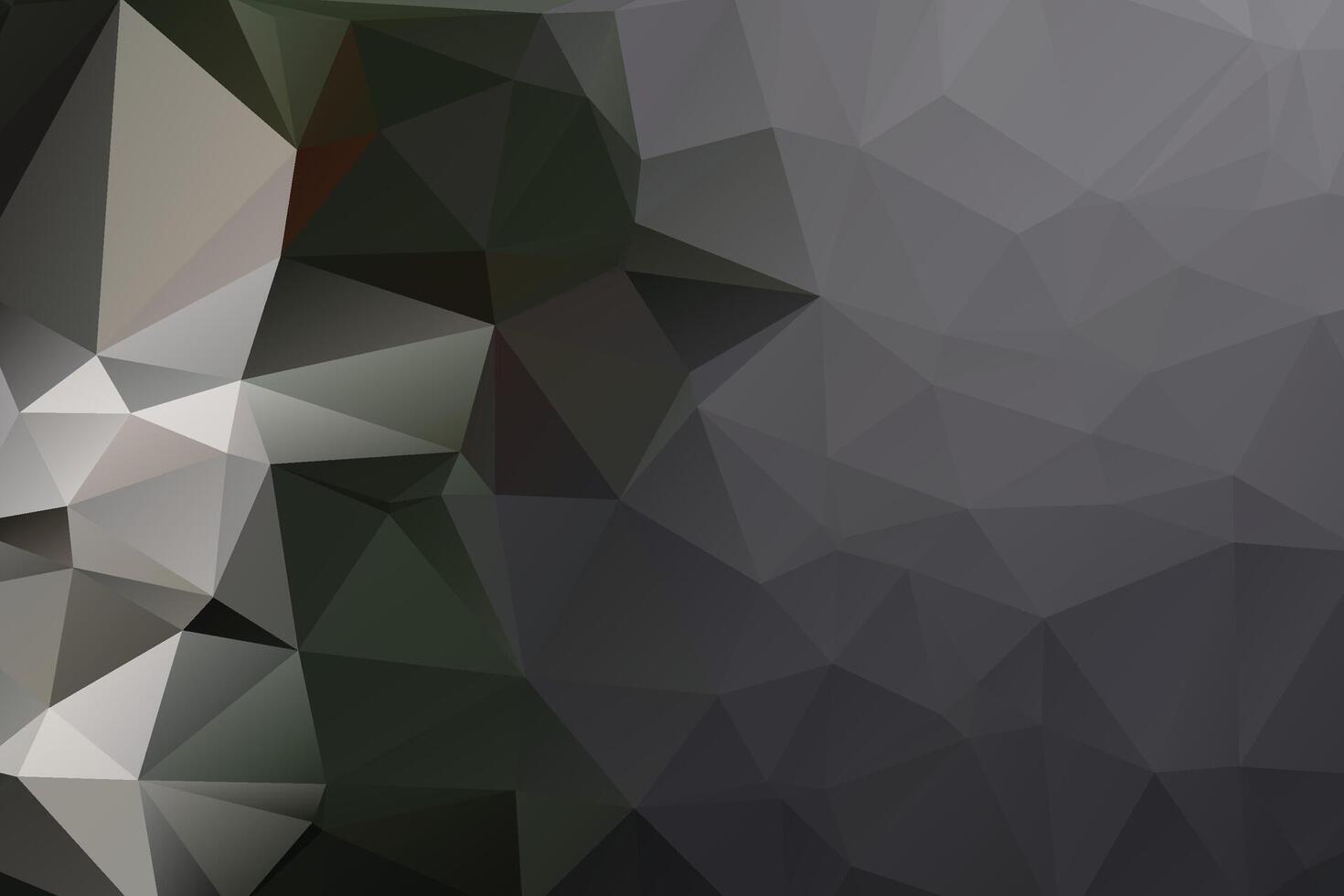 low poly design vector