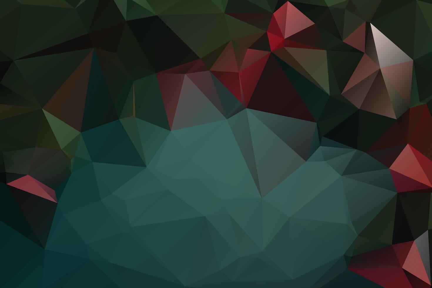 low poly design vector