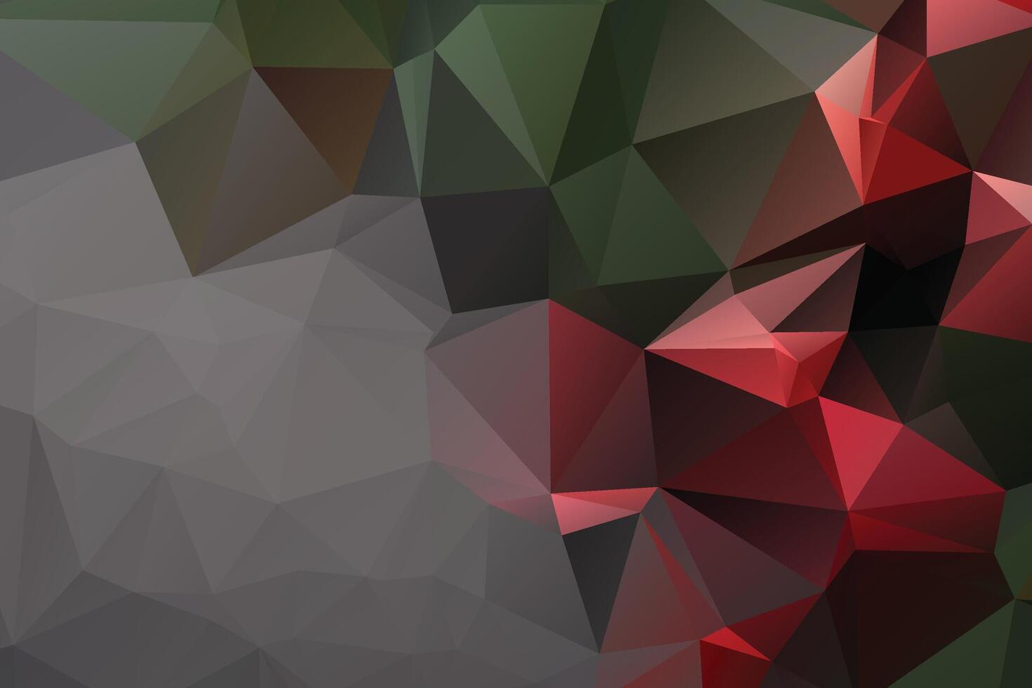 low poly design vector