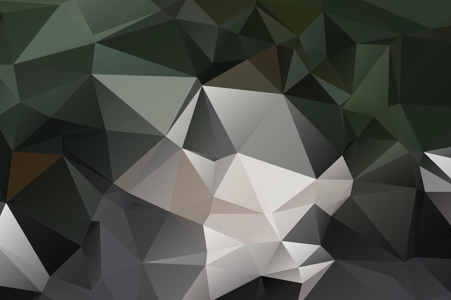 low poly design vector