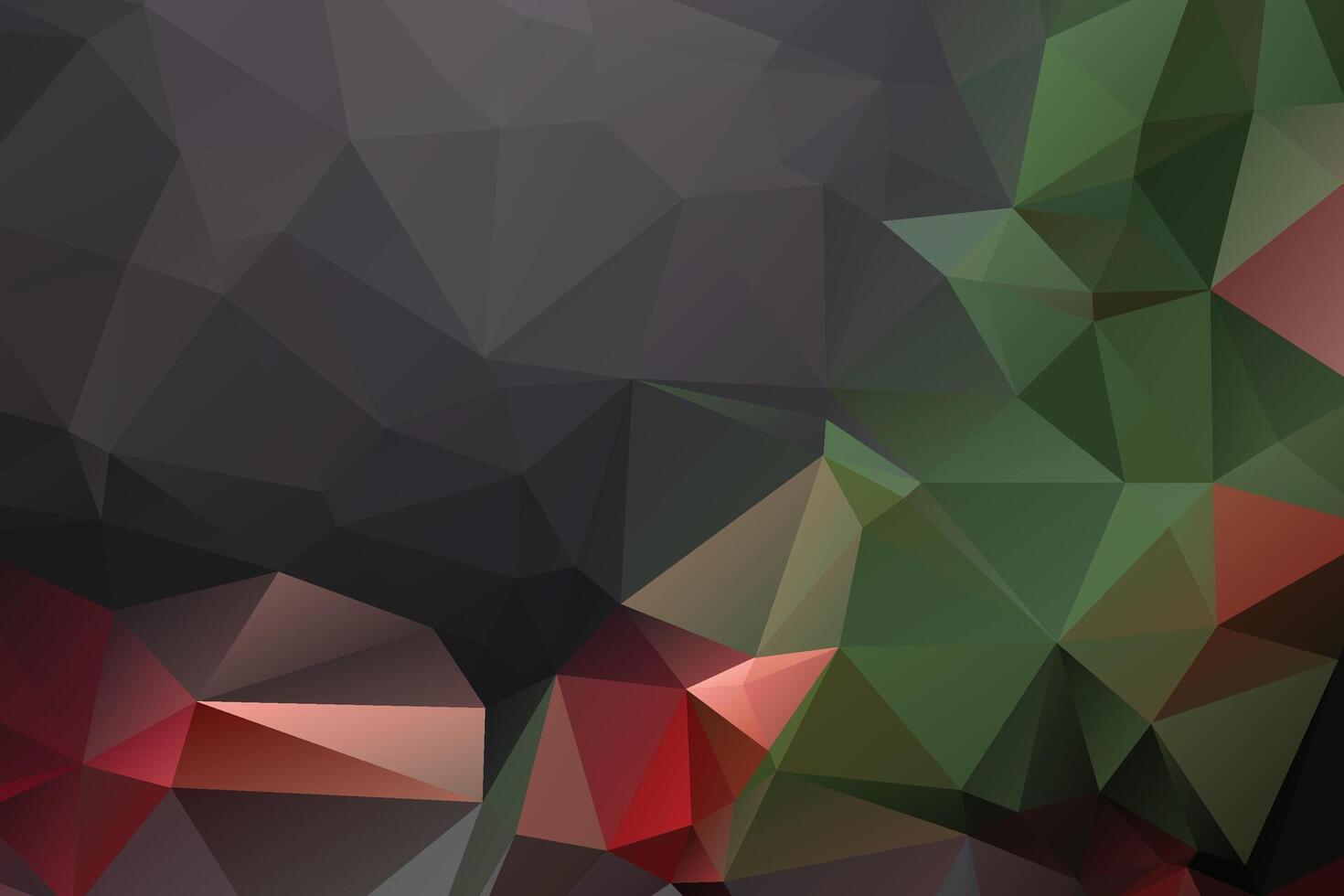 low poly design vector