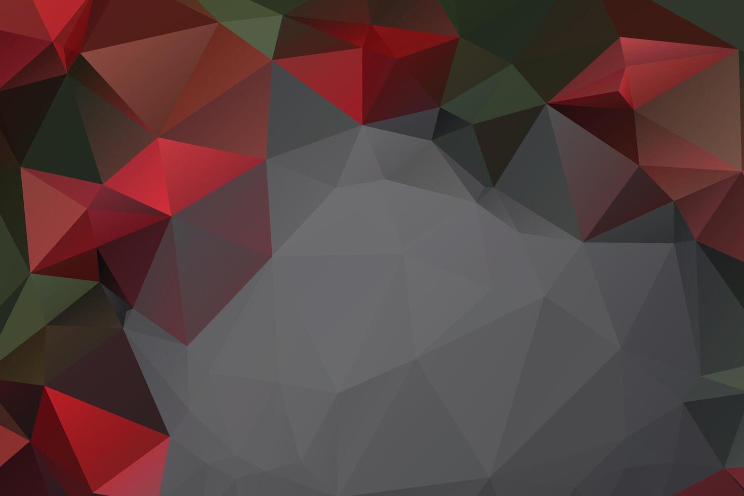 low poly design vector