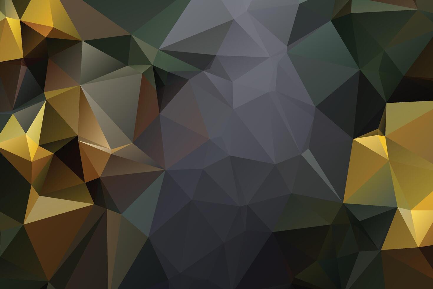 low poly design vector
