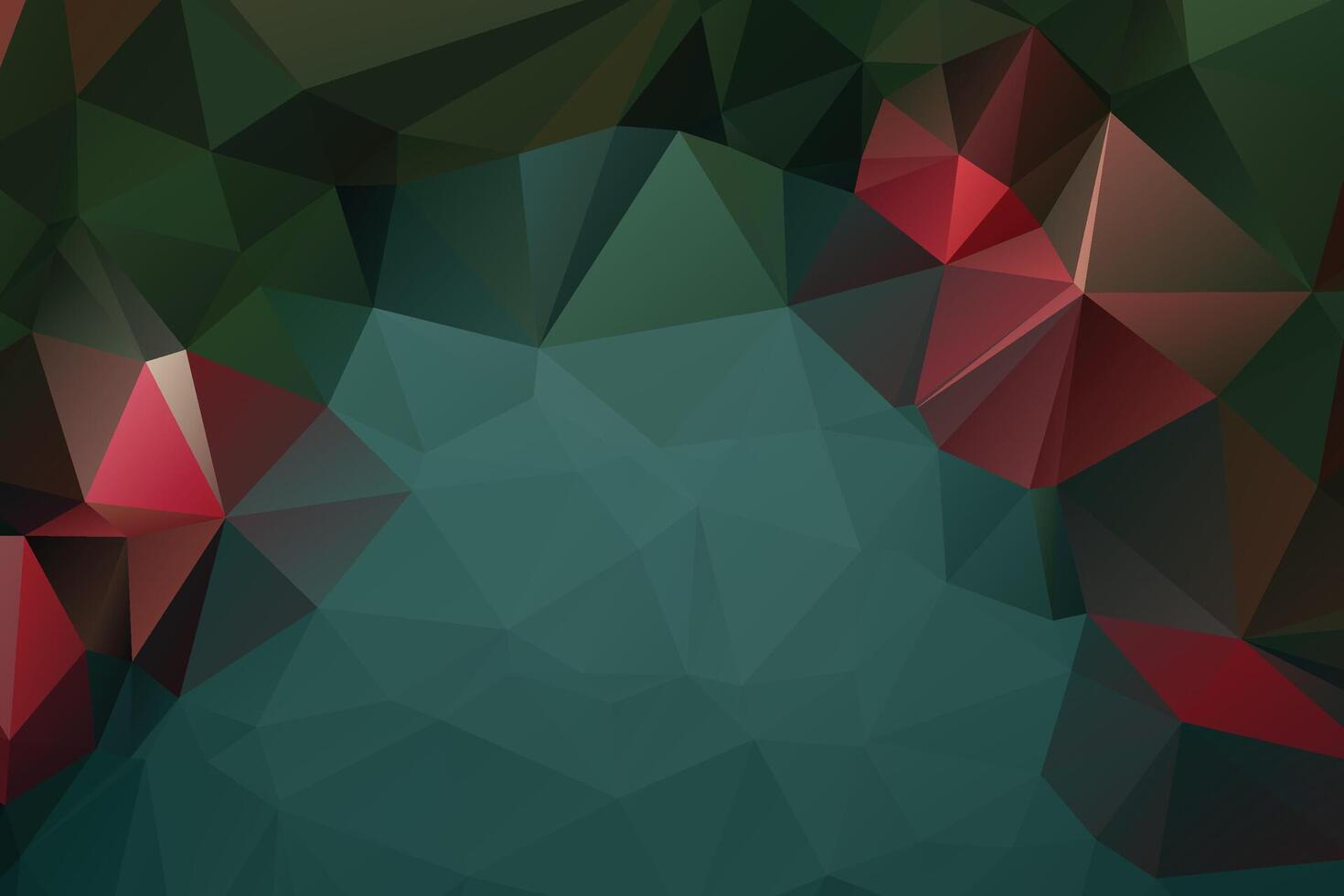 low poly design vector