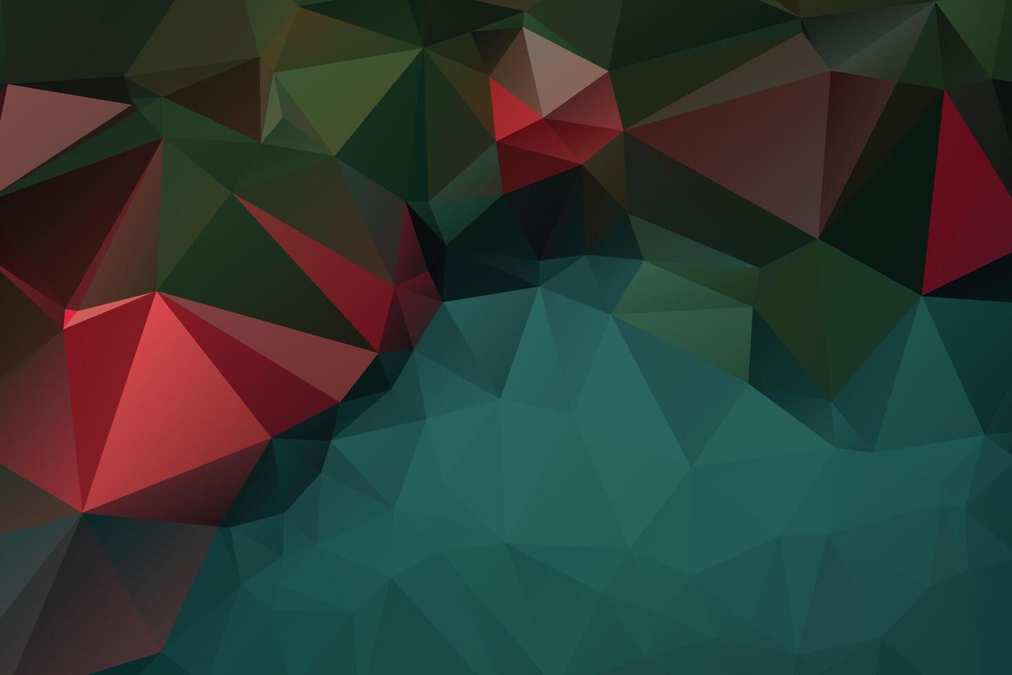 low poly design vector