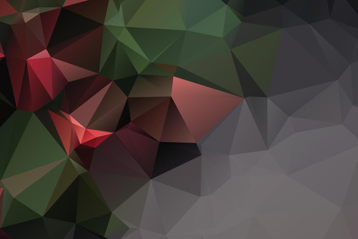 low poly design vector