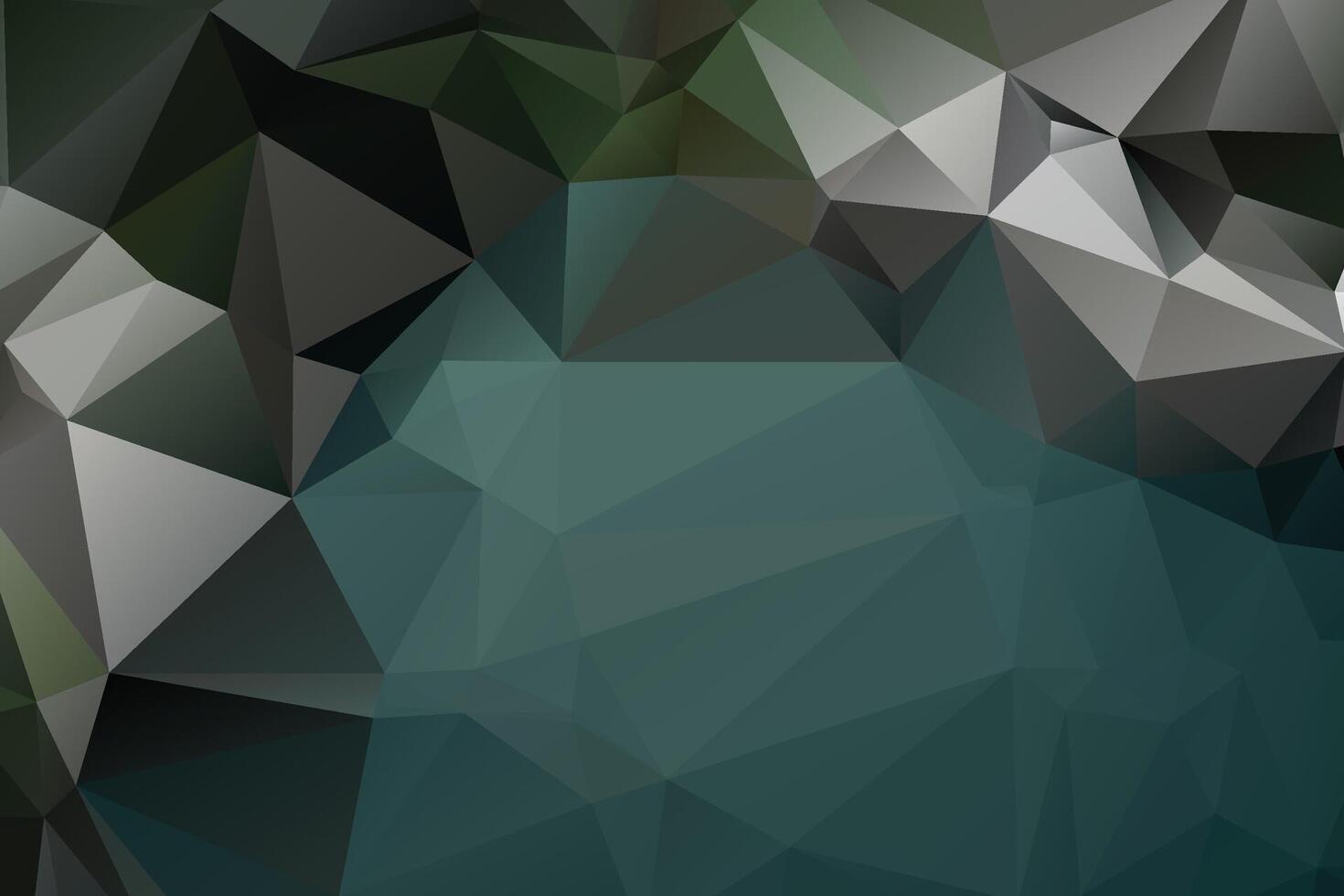 low poly design vector