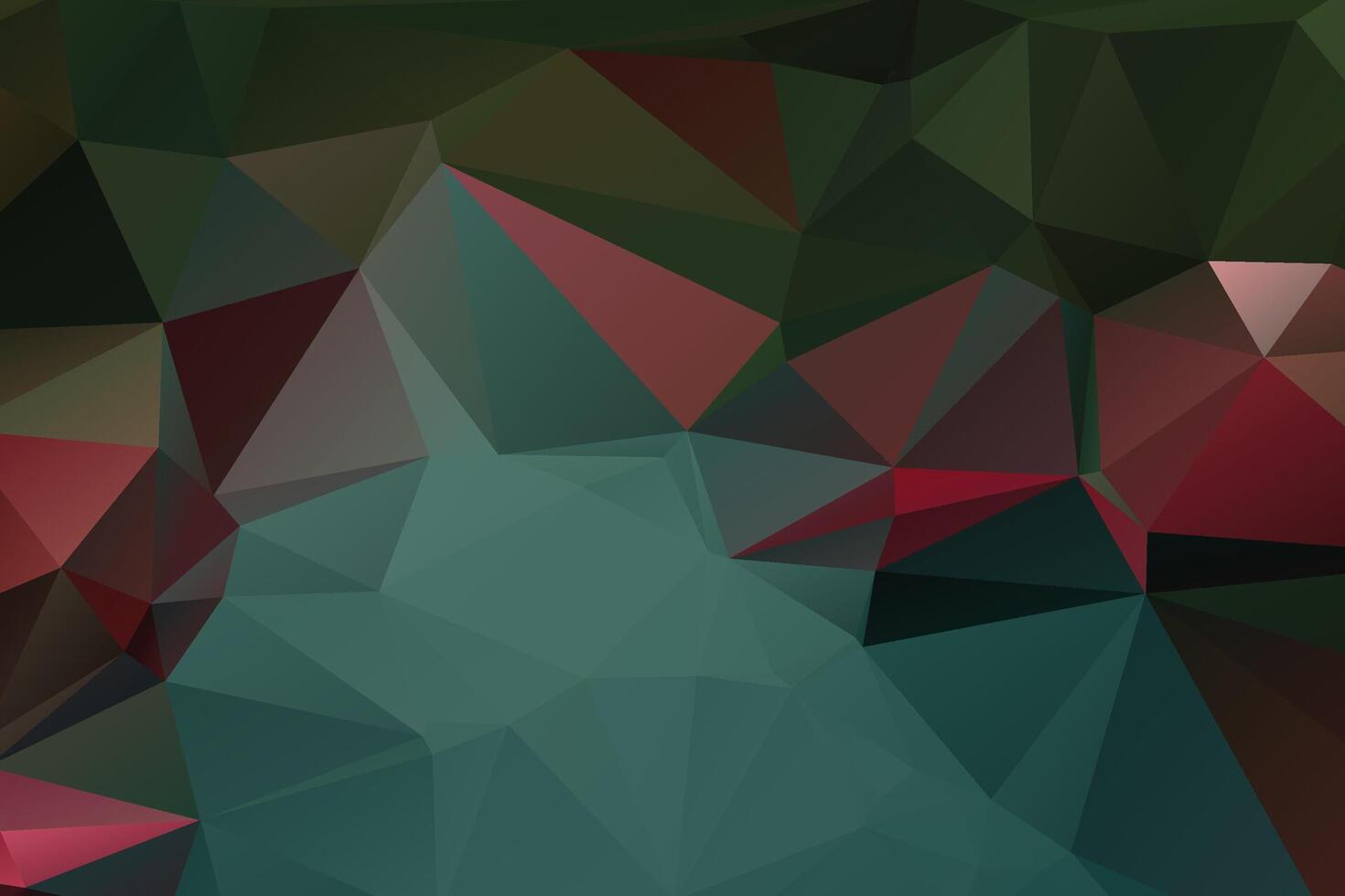 low poly design vector