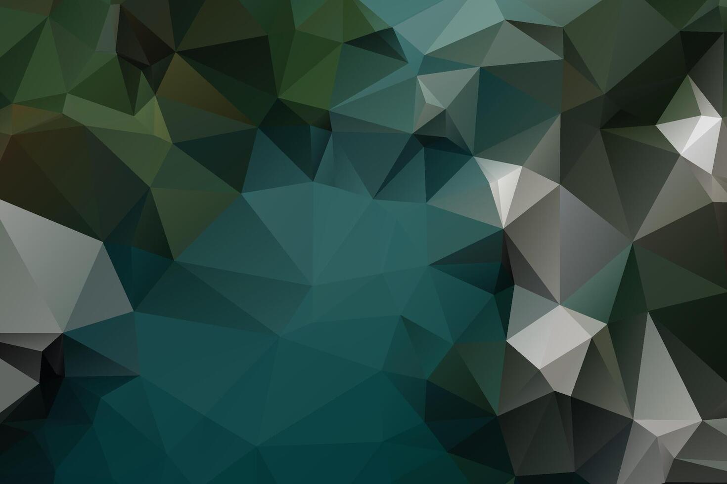 low poly design vector