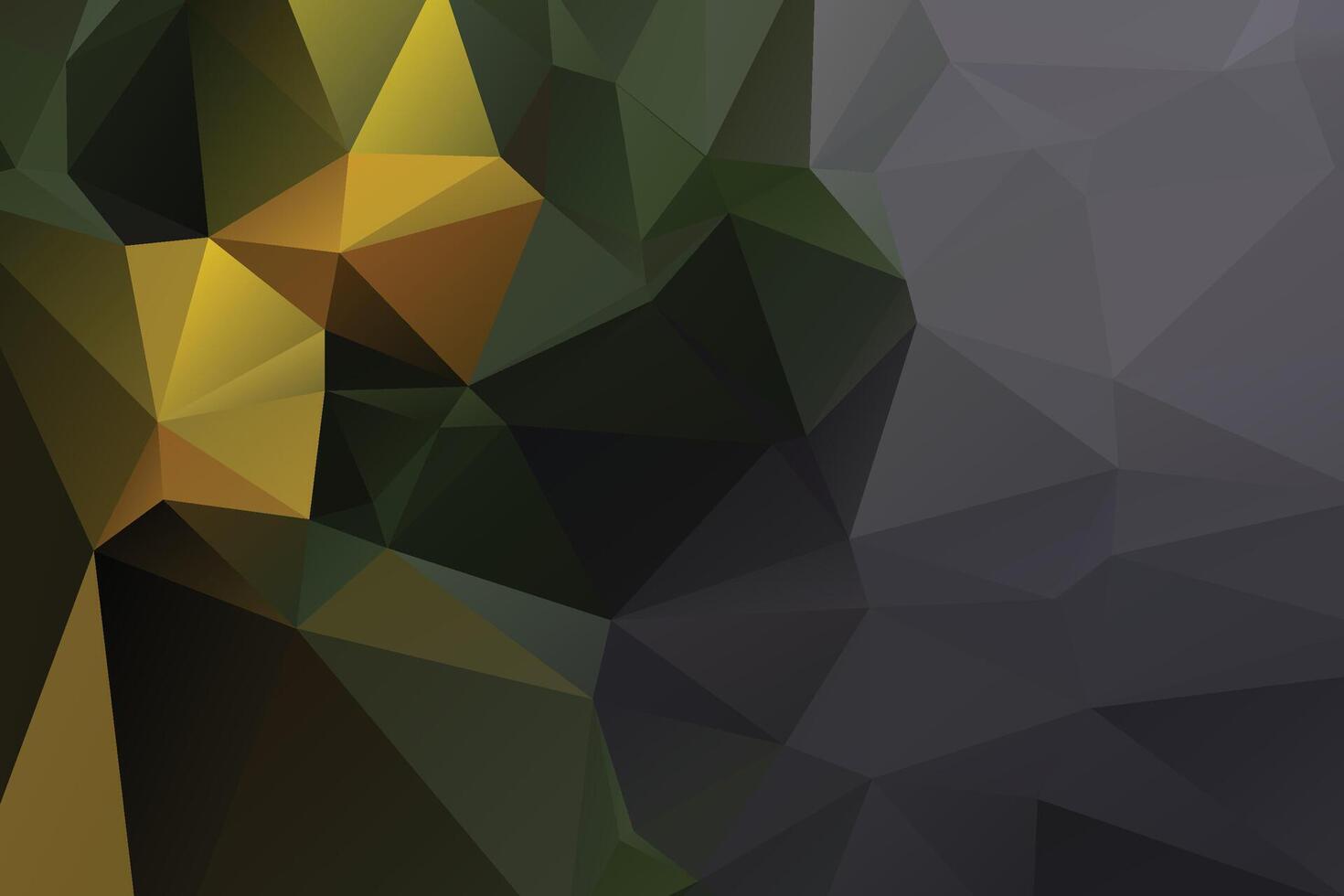low poly design vector