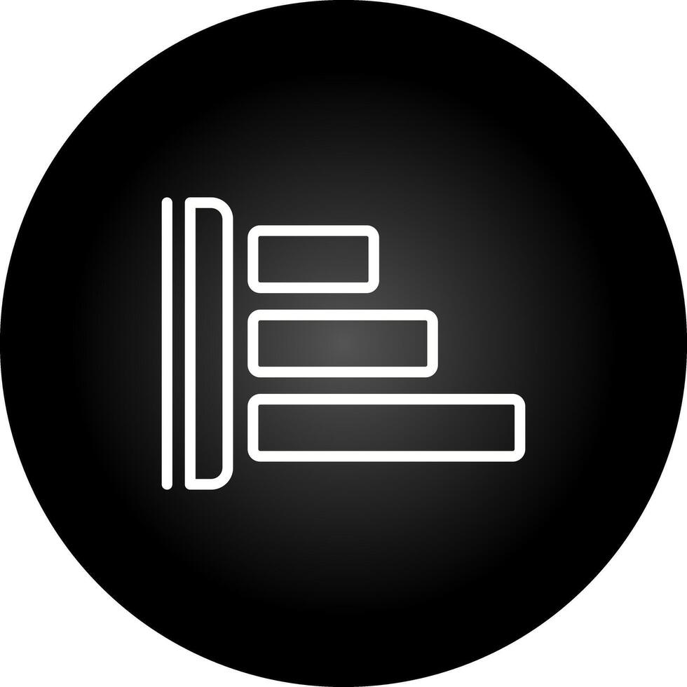 Left Align Vector Icon