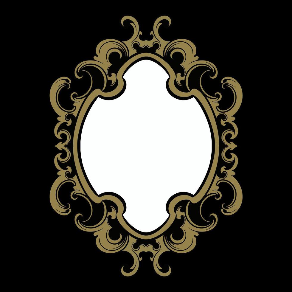 Vector frame ornament vintage classic element decoration