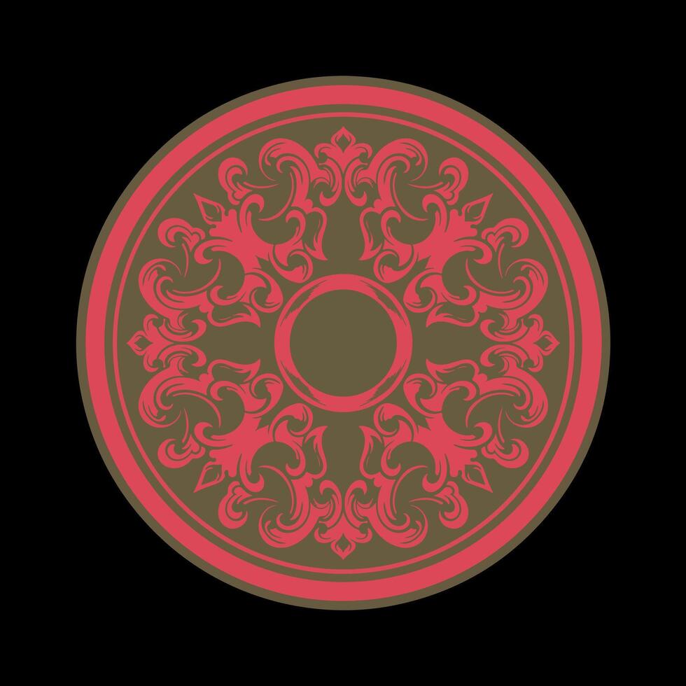 Vector luxury oranament floral vector illustration