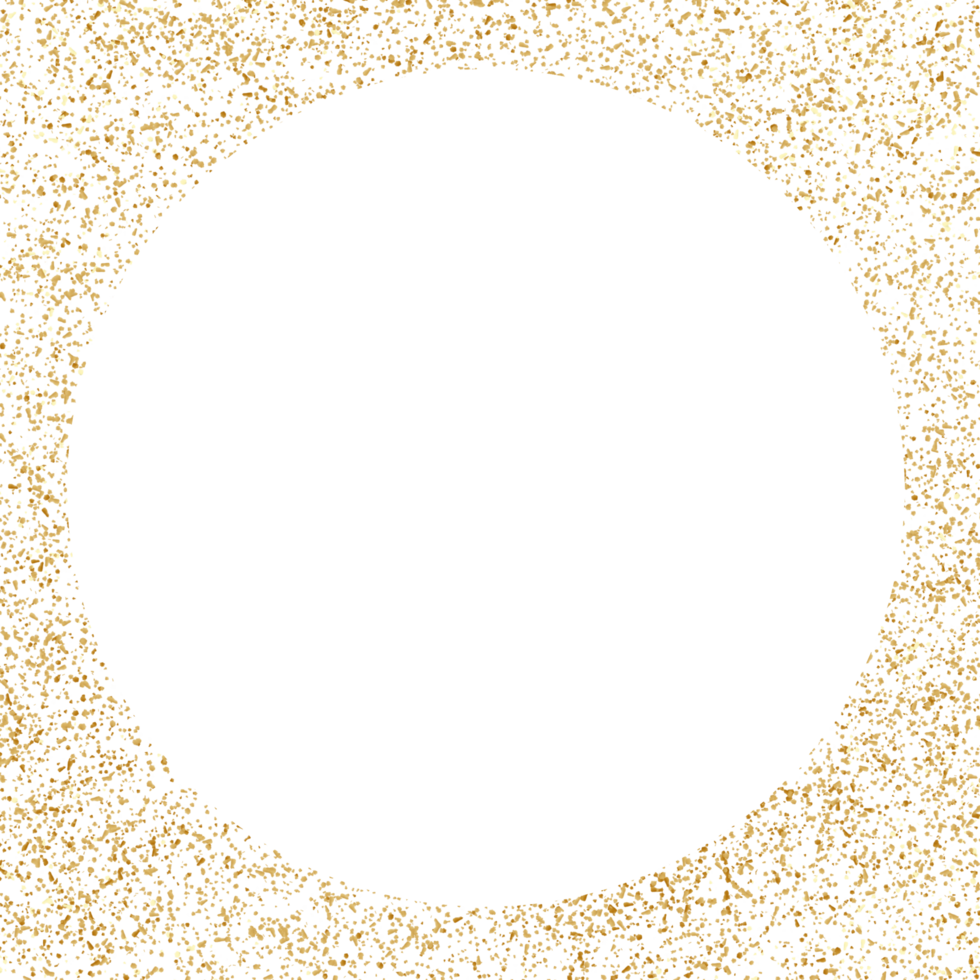 Aesthetic golden splatter png