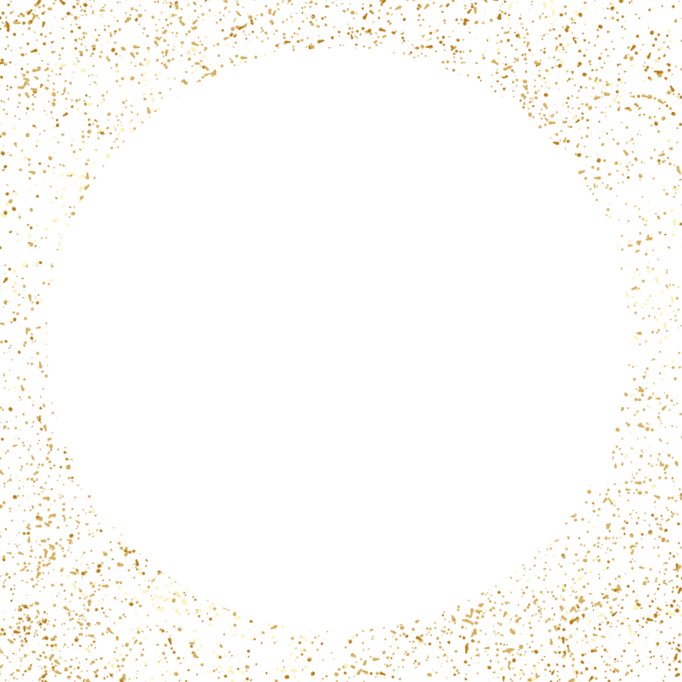 Aesthetic golden splatter png