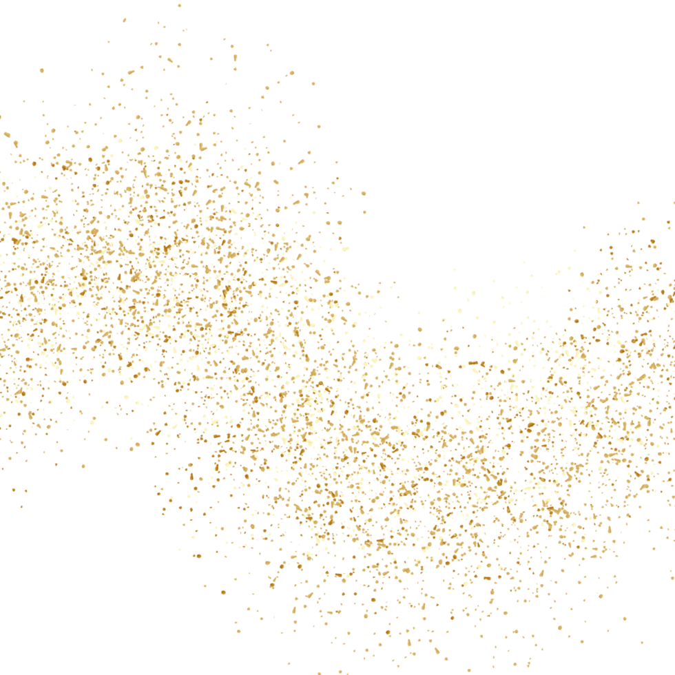 Aesthetic golden splatter png