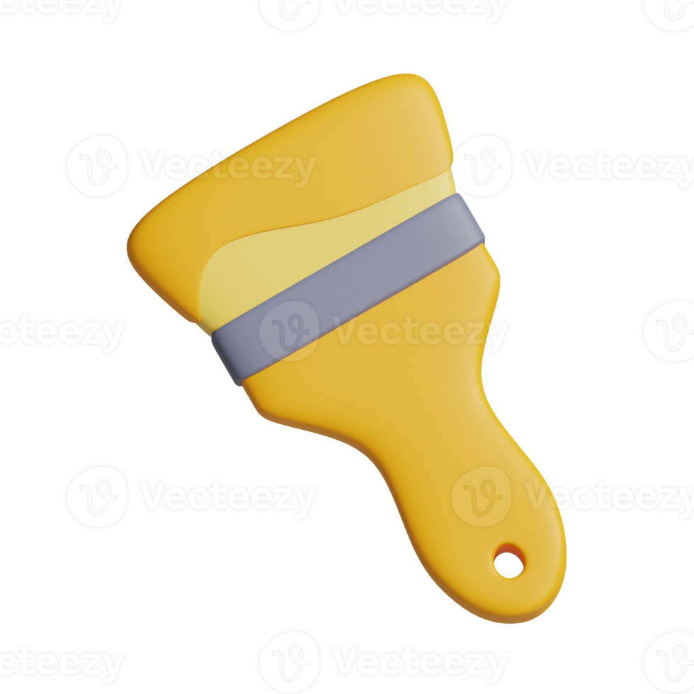 3d brush tool icon png