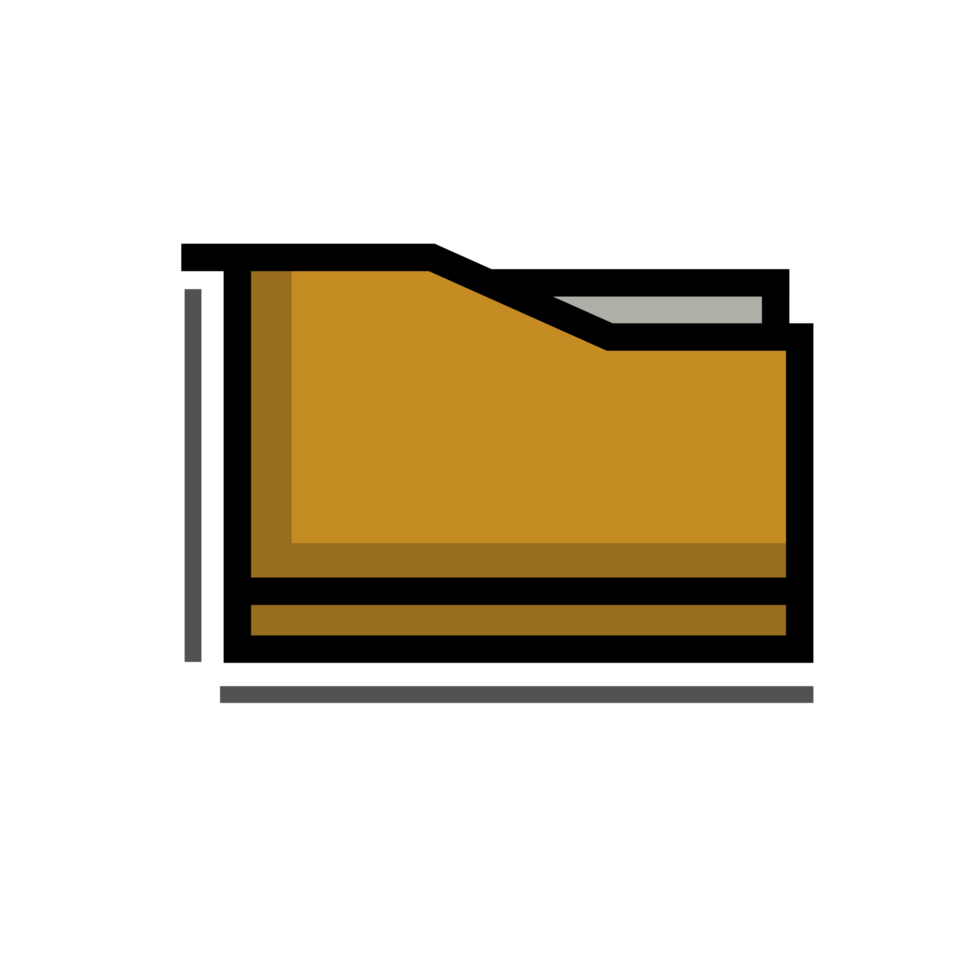 yellow folder icon graphic png