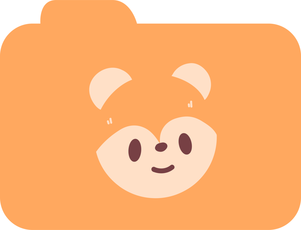 cute cartoon folder png
