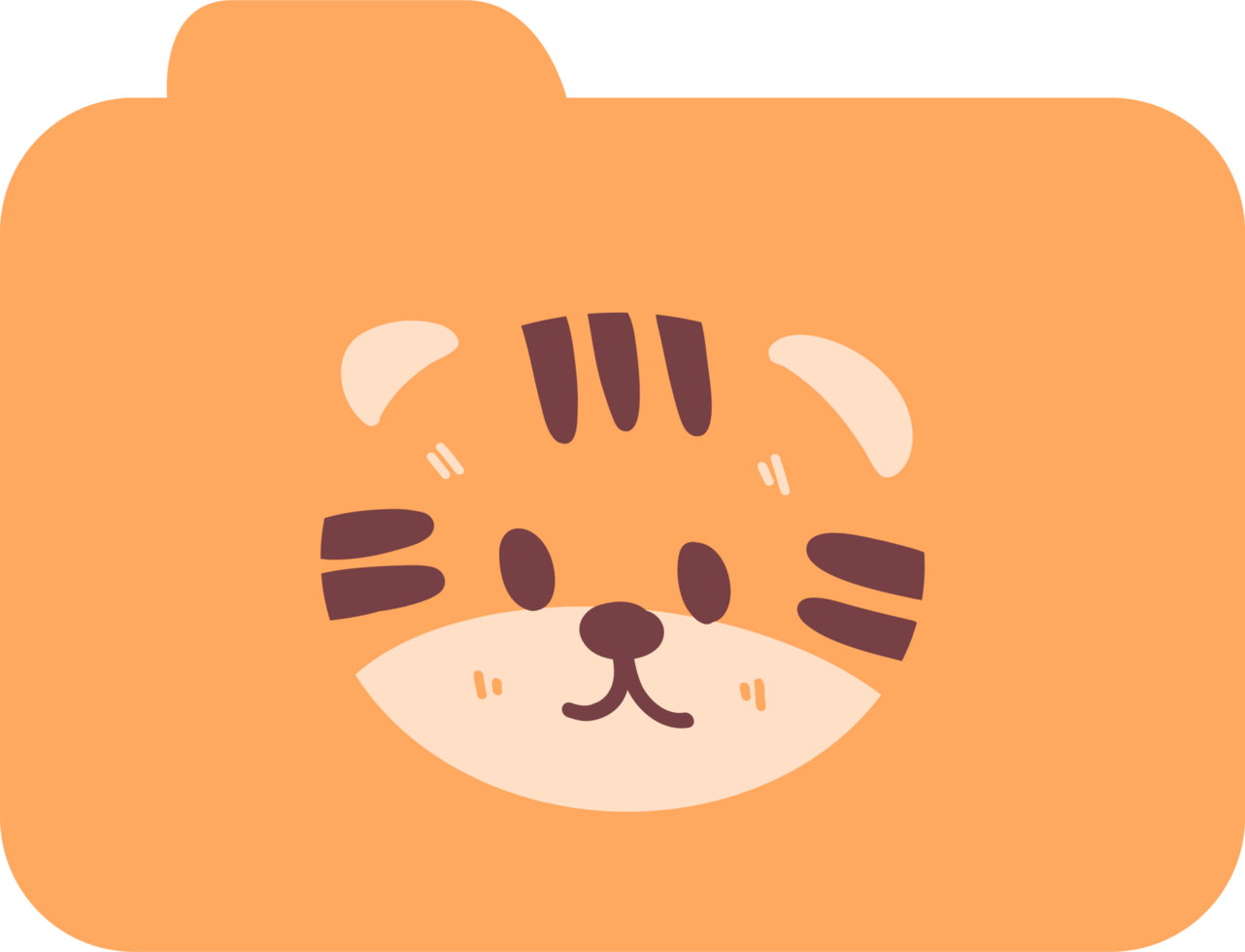 cute cartoon folder png