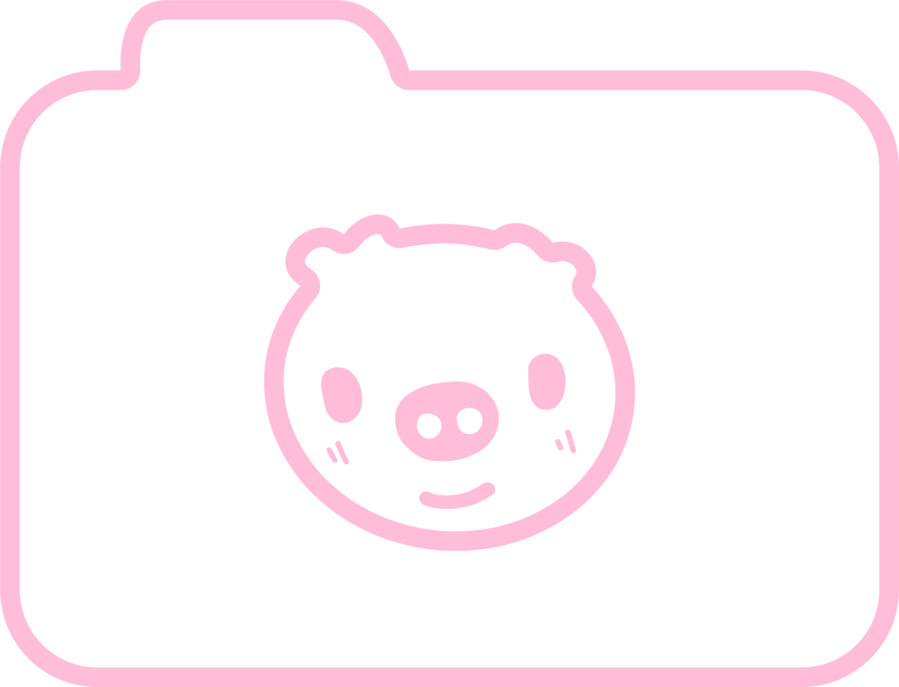 cute cartoon folder png