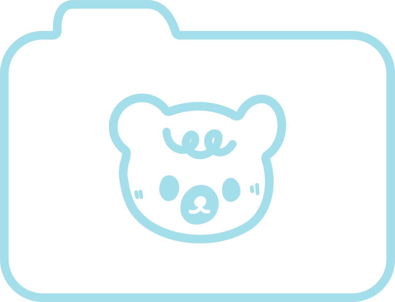 cute cartoon folder png