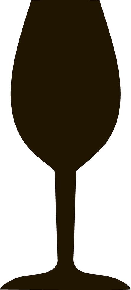 Wine glass toast icon tencil Vector illustration