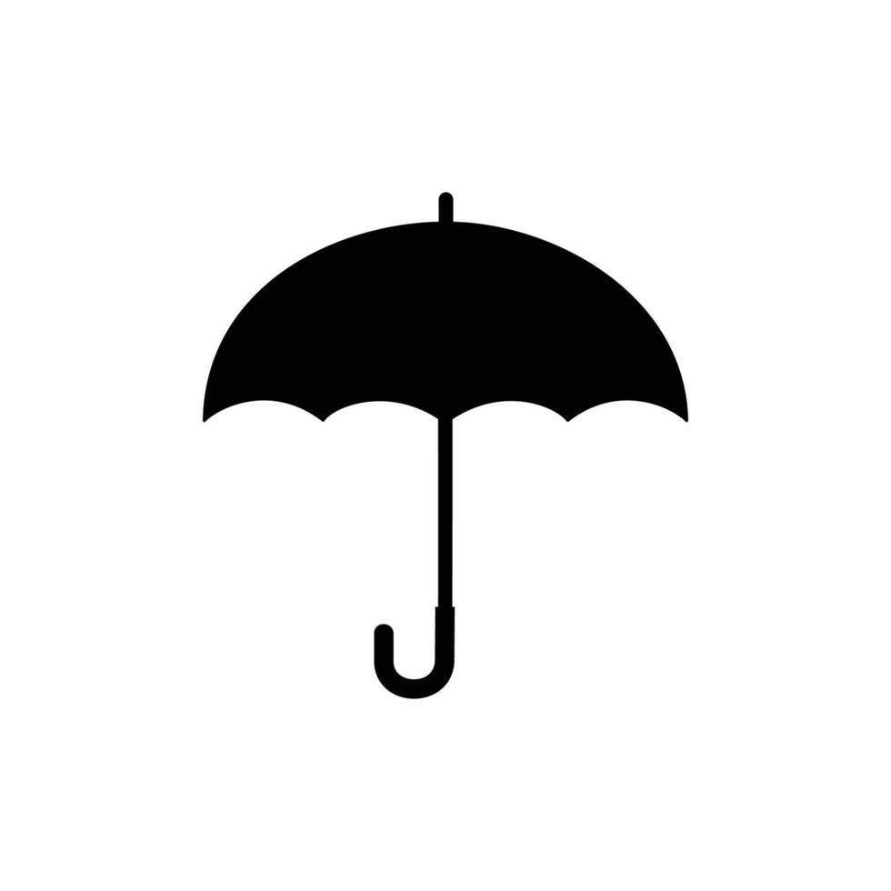 paraguas icono vector, paraguas símbolo vector