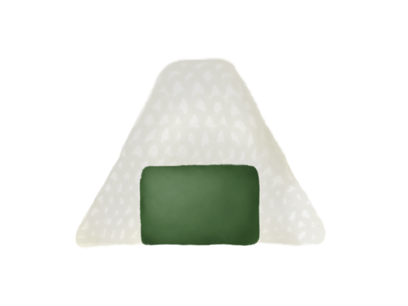 Onigiri japanese rice seaweed japanese food illustration transparent