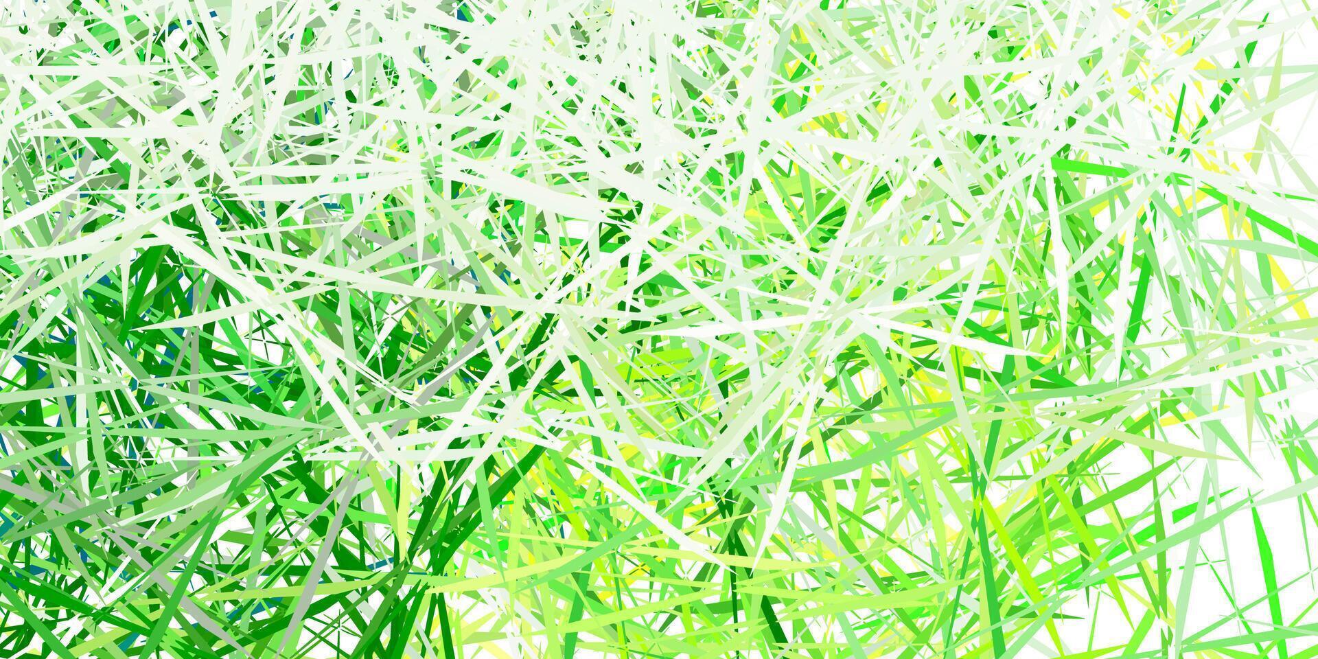 Light Green, Yellow vector texture with random triangles.
