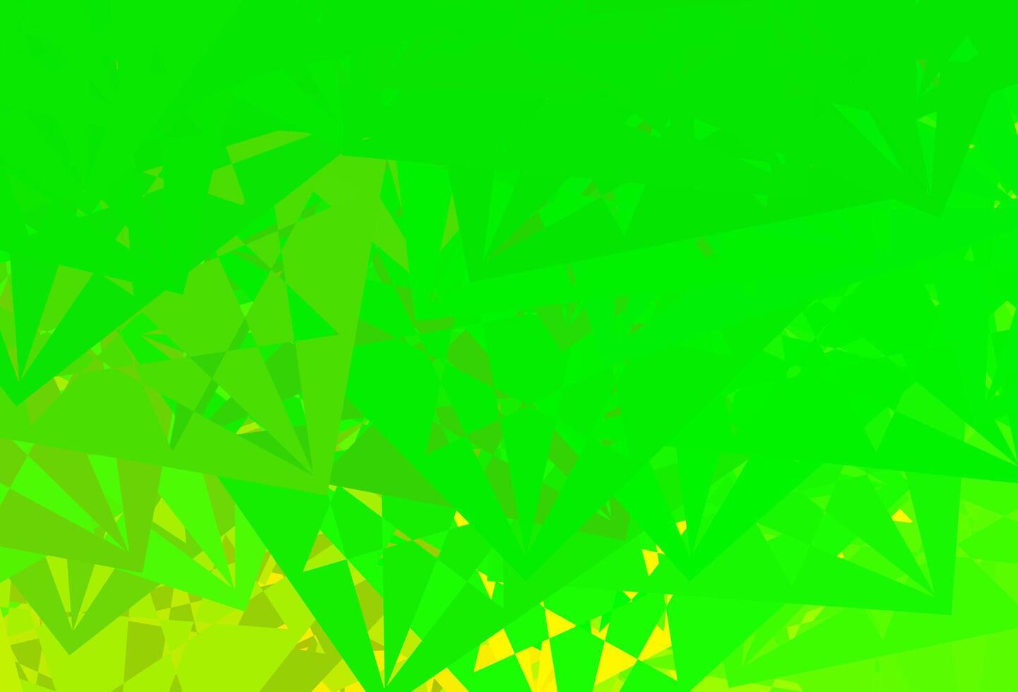 Dark Green, Yellow vector texture with random triangles.