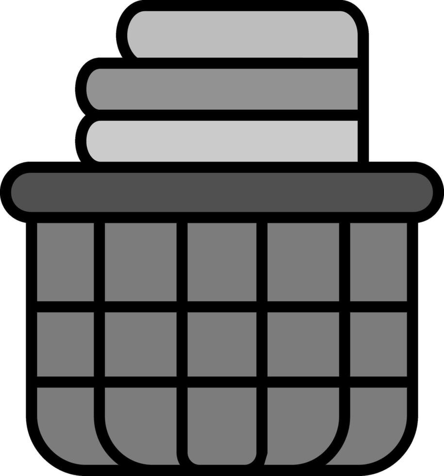 Laundry Basket Vector Icon