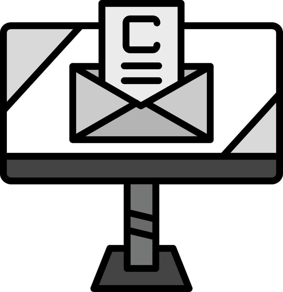 icono de vector de correo electrónico