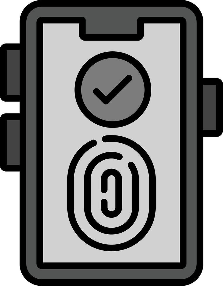 Fingerprint Vector Icon