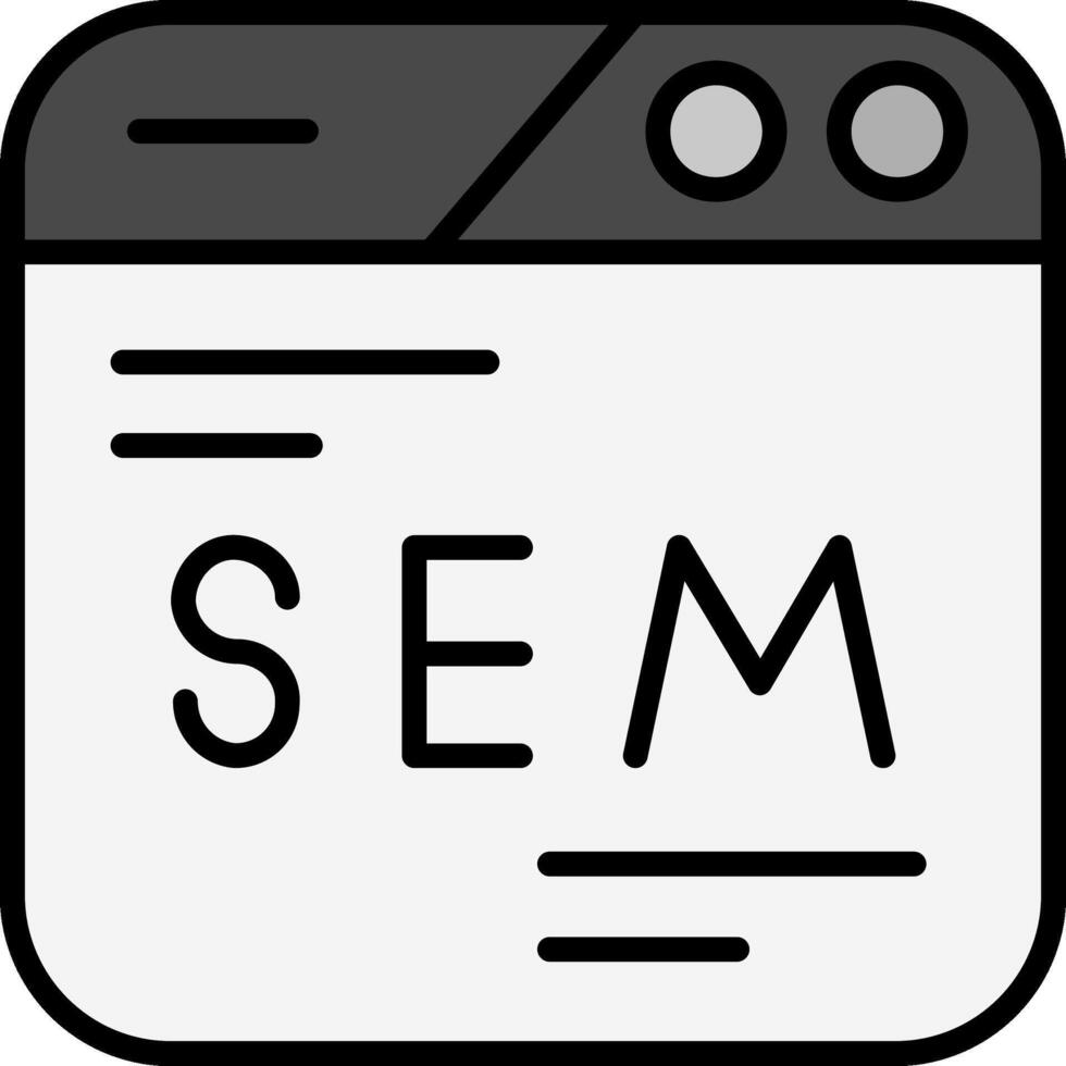 icono de vector de sem