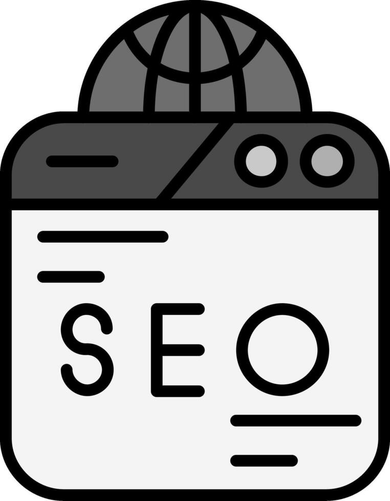 icono de vector de seo