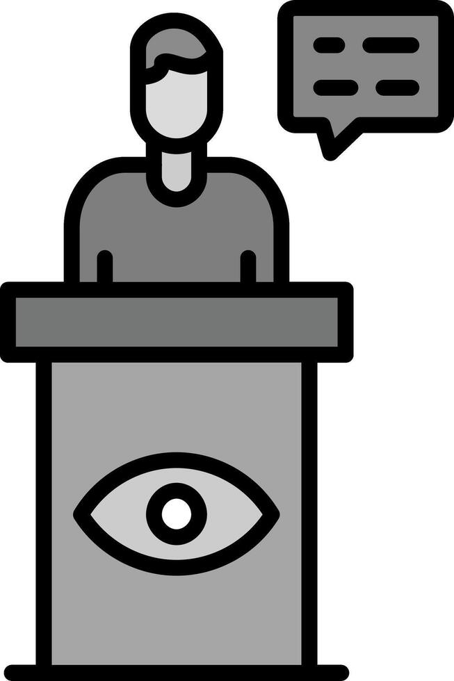 Witness Vector Icon