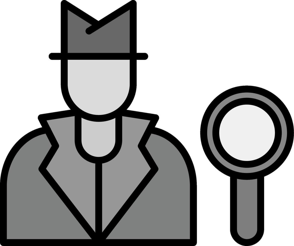 icono de vector de detective