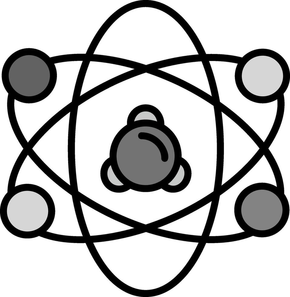 icono de vector nuclear