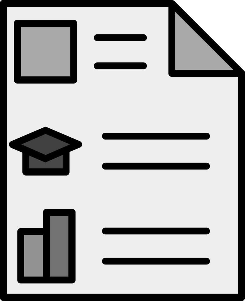 Curriculum Vitae Vector Icon