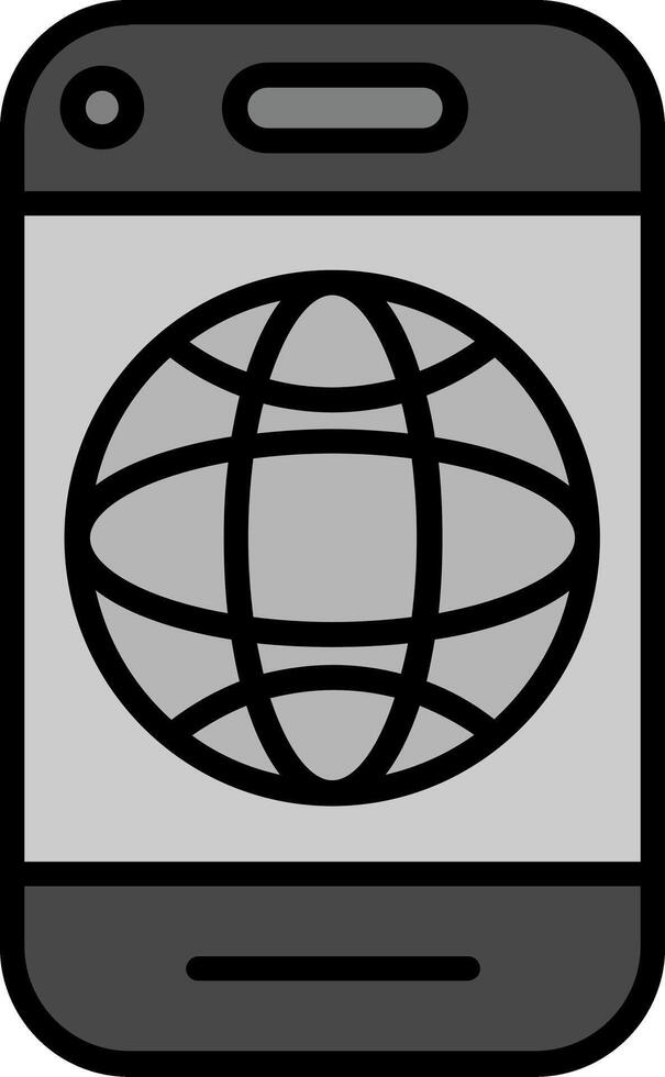 Mobile Internet Vector Icon