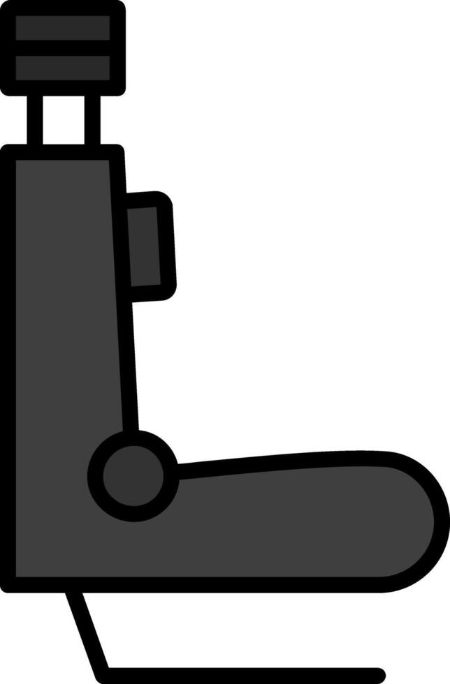 icono de vector de asiento