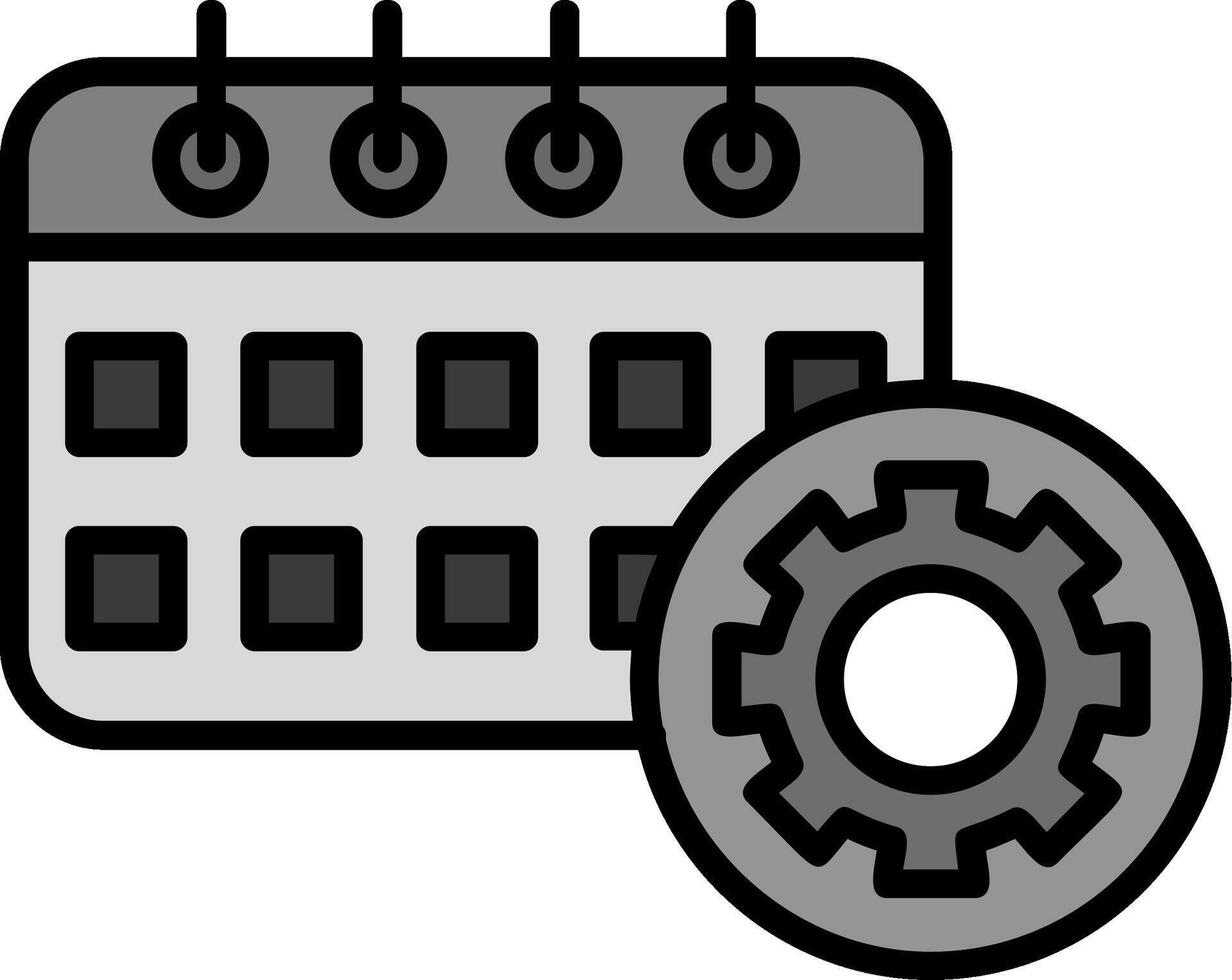 icono de vector de horario