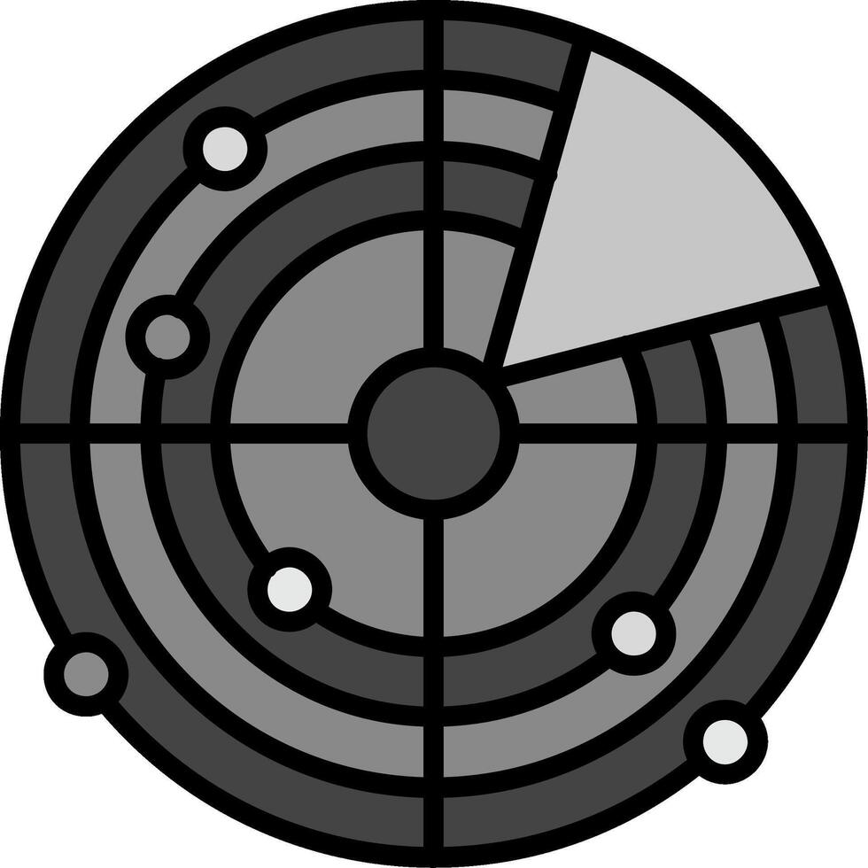 Radar Vector Icon